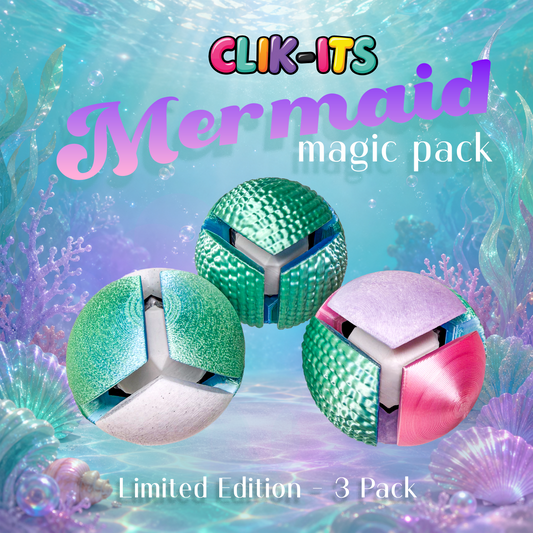 Clik-Its Fidget Ball - Mermaid Magic Pack
