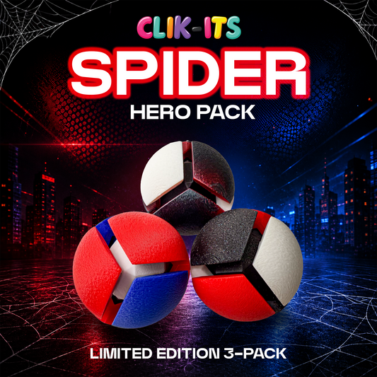 Clik-Its Fidget Ball - Spider Hero Clik-It Pack